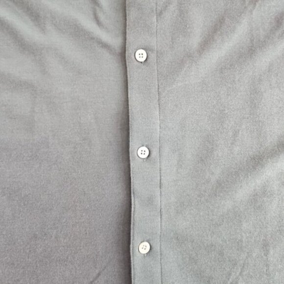 Dstrct & Row Casual Shirt Men's Size XL Hunter Green Long Sleeve Slim Fit NWT - Picture 4 of 16